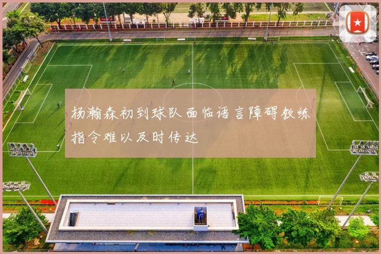 杨瀚森初到球队面临语言障碍教练指令难以及时传达